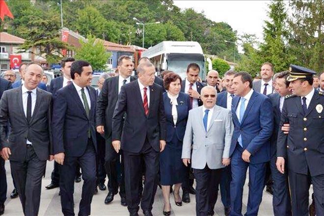 Saygılı, Cumhurbaşkanı Erdoğan´ın Kırşehir ziyaretinde yanında yer aldı