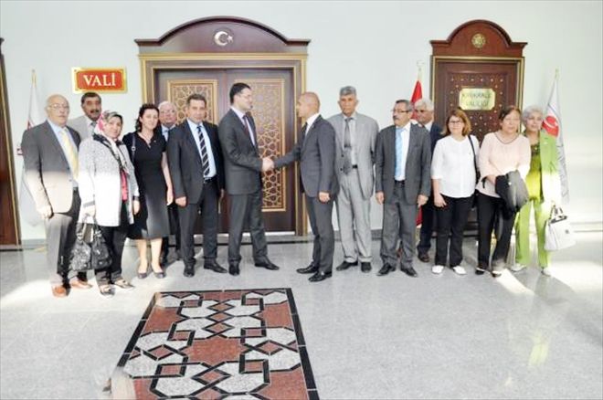 Kırıkkale Valisi M. İlker Haktankaçmaz´a ziyaretler devam ediyor