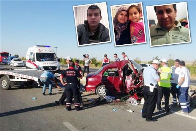 Kırıkkaleli aile Konya yolunda kaza kurbanı oldu
