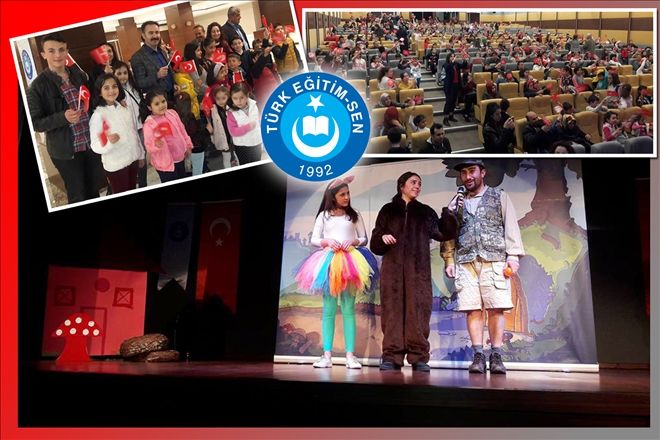 Türk Eğitim-Sen, 23 Nisan´da çocukları şenlendirdi