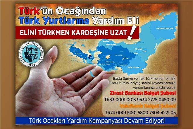Elini Türkmen kardeşine uzat!