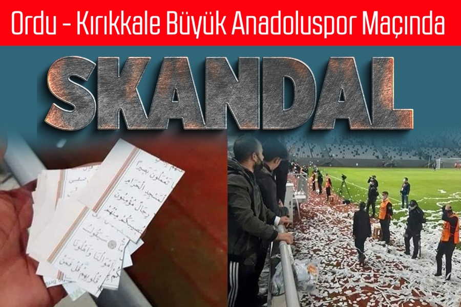 Skandal! Kuran sayfalarını ve Türk bayrağını konfeti yaptılar