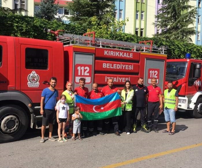 Kırıkkale Belediyesi itfaiye ekipleri Muğla’da 