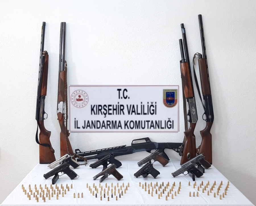 Kırıkkale dahil 3 ilde silah kaçakçılığı operasyonu