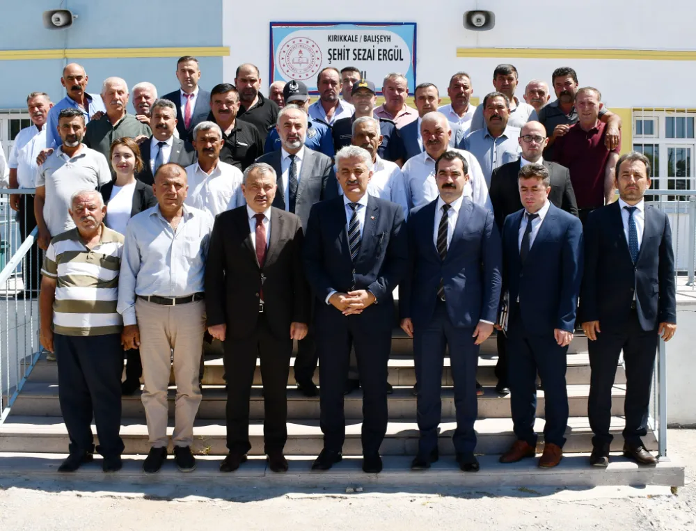Kırıkkale Valisi Mehmet Makas, Balışeyh İlçesi’ni ziyaret etti