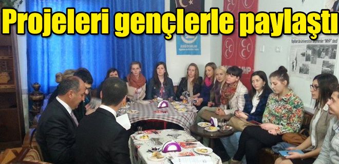 Türkyılmaz, projelerini gençlerle paylaştı