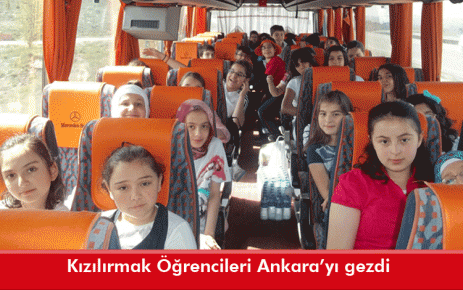 Kızılırmak Öğrencileri Ankara?yı gezdi