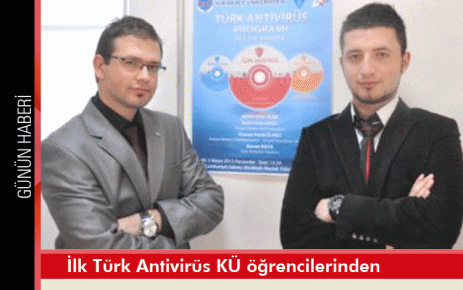 Türk antivirüs KÜ öğrencilerinden 