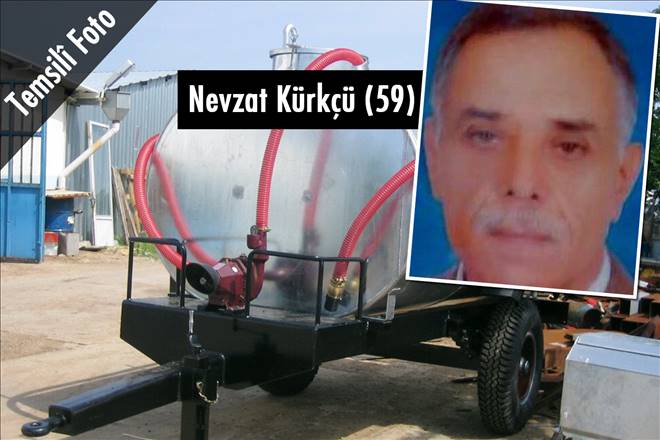 Su tankının altında can verdi