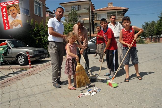 Mahalle muhtarı temizlik kampanyası başlattı