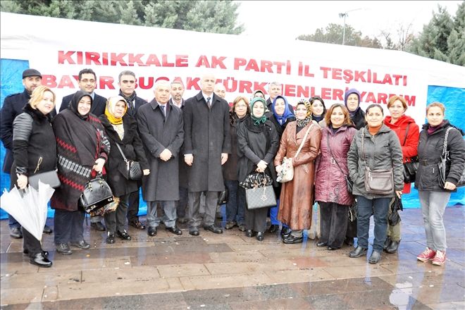 AK Parti´den Bayırbucak Türkmenlerine yardım