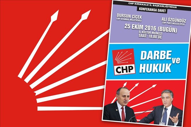 CHP´den konferans