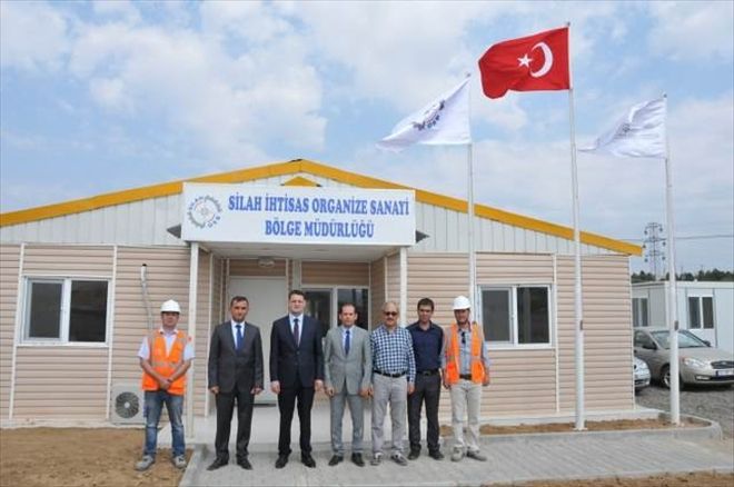 Vali Haktankaçmaz Silah İhtisas OSB sahasını gezdi