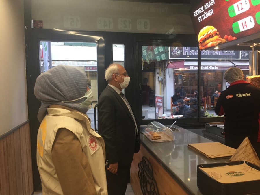 DÖNER SATIŞI YAPAN İŞLETMELER DENETLENDİ 