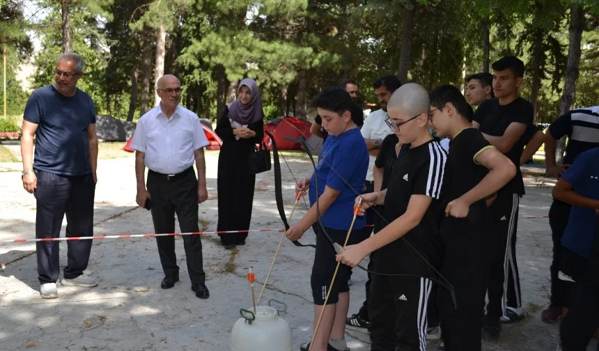 Kur’an Kursu öğrencileri kampta buluştu