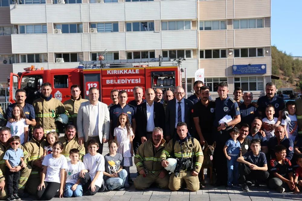 Kırıkkale İtfaiyesi’nden Gerçeğini Aratmayan Tatbikat  