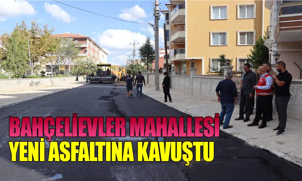 1.000 Ton Asfaltla Bahçelievler’e Yeni Yüz