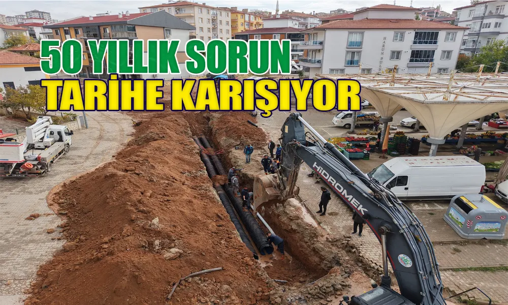 Kırıkkale’de Altyapı Çalışmaları Gece Gündüz Sürüyor