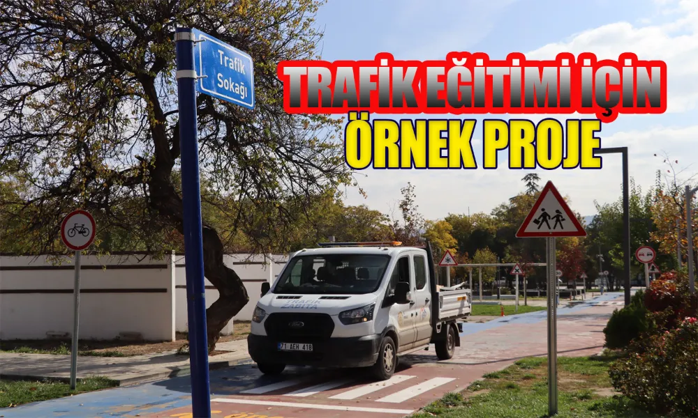 Büyük Şehir Parkı’nda Trafik Sokağı Hizmete Açıldı