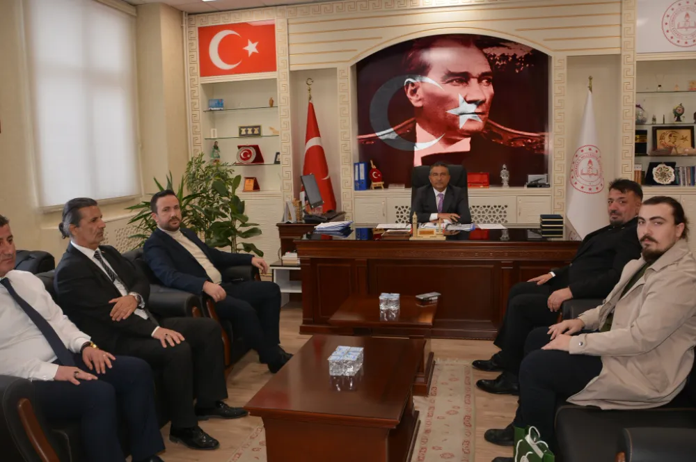 Milli Eğitim Müdürü Rahmi Güney, Baro Heyetini Ağırladı