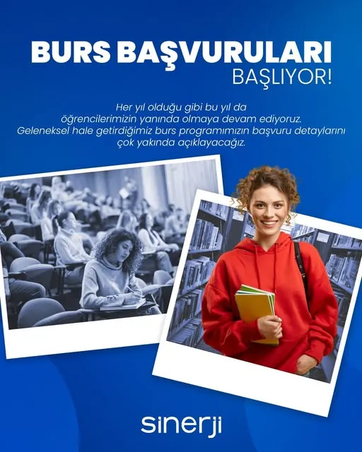 Sinerji’den Gençlere Umut Burs Başvuruları Yakında Açılıyor