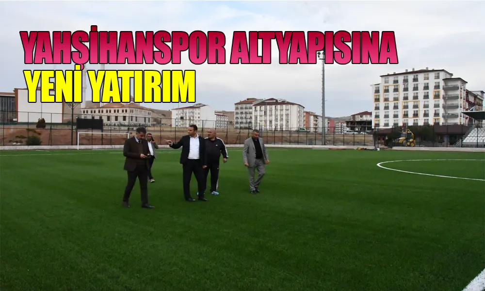 Yahşihan Futbol Sahası Yenileniyor, Açılışa Sayılı Gün Kaldı
