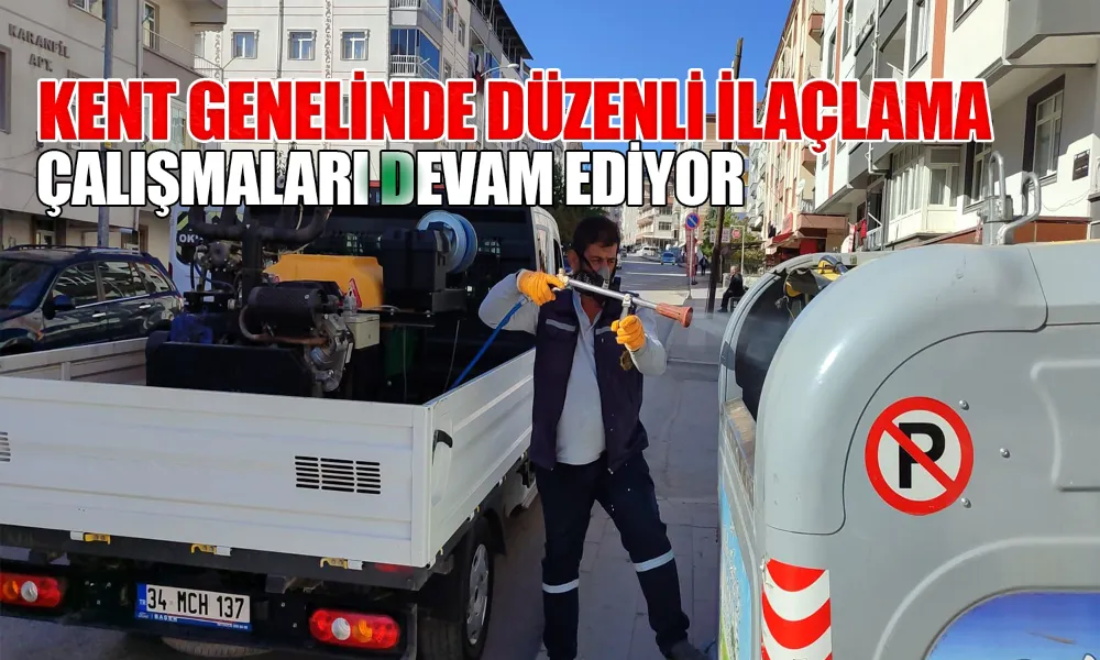 Belediye, Sivrisinek ve Haşerelere Karşı Mücadeleyi Sürdürüyor