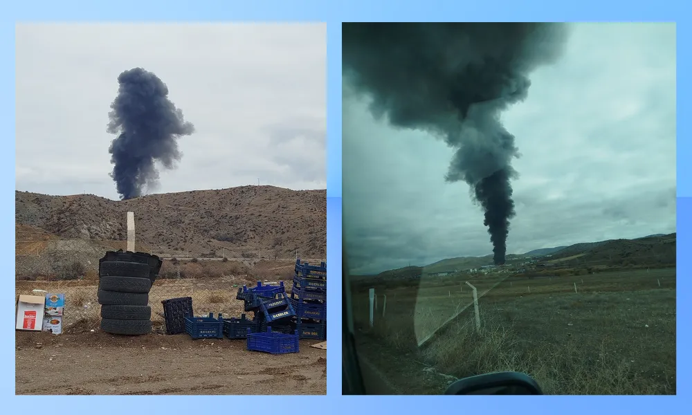 Kırıkkale Organize Sanayi Bölgesi Yangınla Sarsıldı