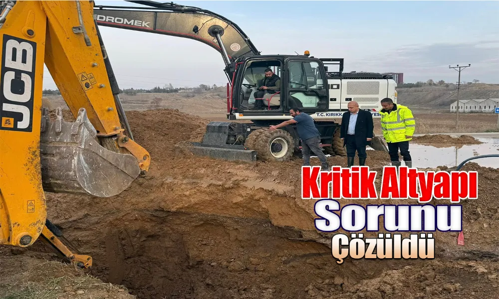 Ana İsale Hattındaki Büyük Arıza Giderildi