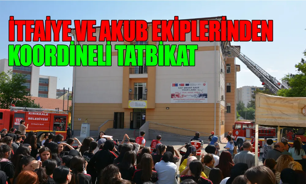Meslek Lisesinde Öğrencilere Yangın Bilinci Aşılandı