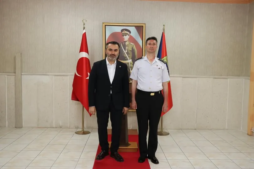 Kaplan, Jandarma Komutanı Hasan Acar’ı Ziyaret Etti