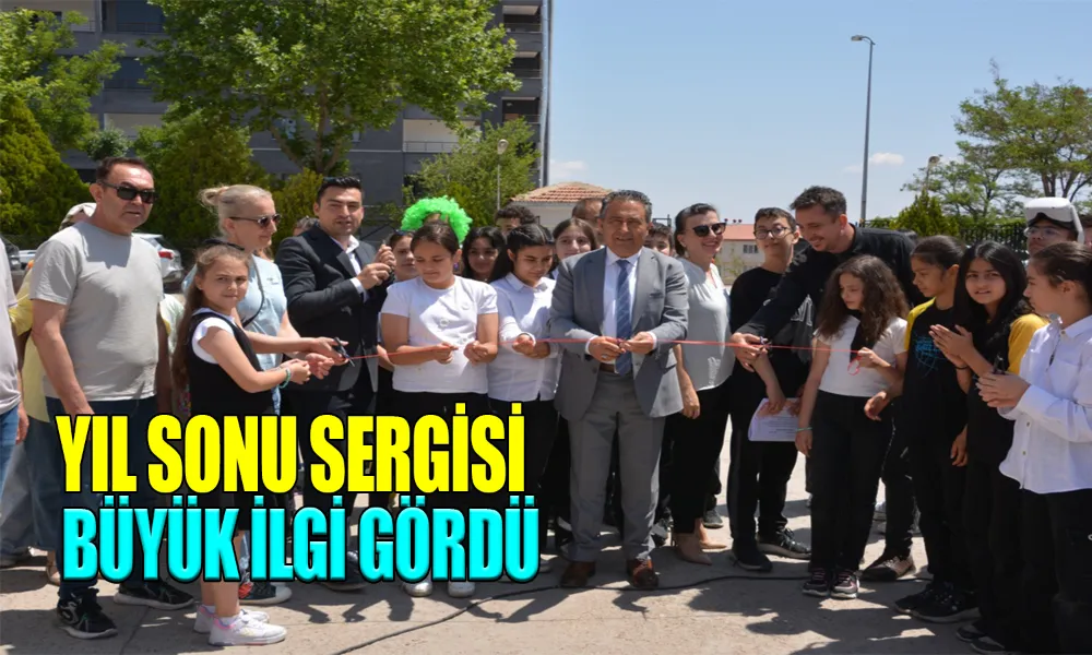 Yahşihan’da Yıl Sonu Sergisine Yoğun İlgi
