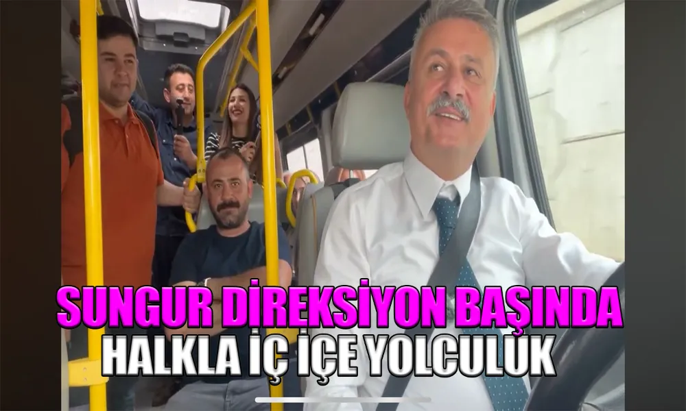 Sungur Ulaşımı Yerinde İnceledi