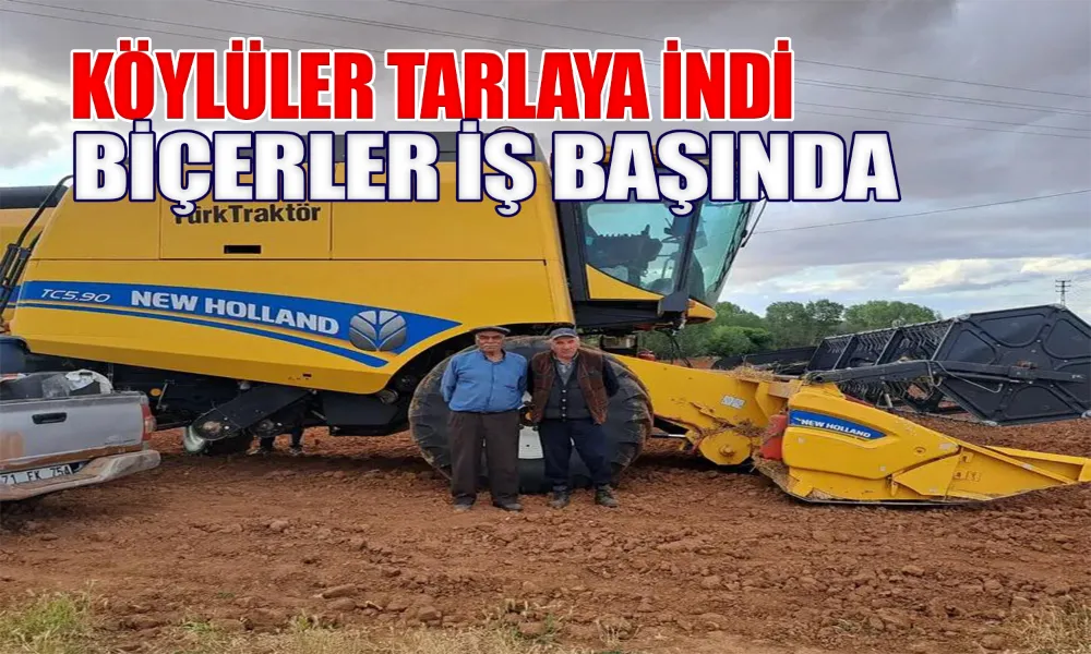 Köylüler Dualarla Hasada Başladı