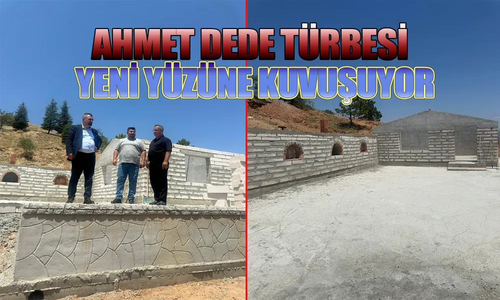 Hacılar’da Türbe Çevresi Baştan Aşağı Düzenleniyor