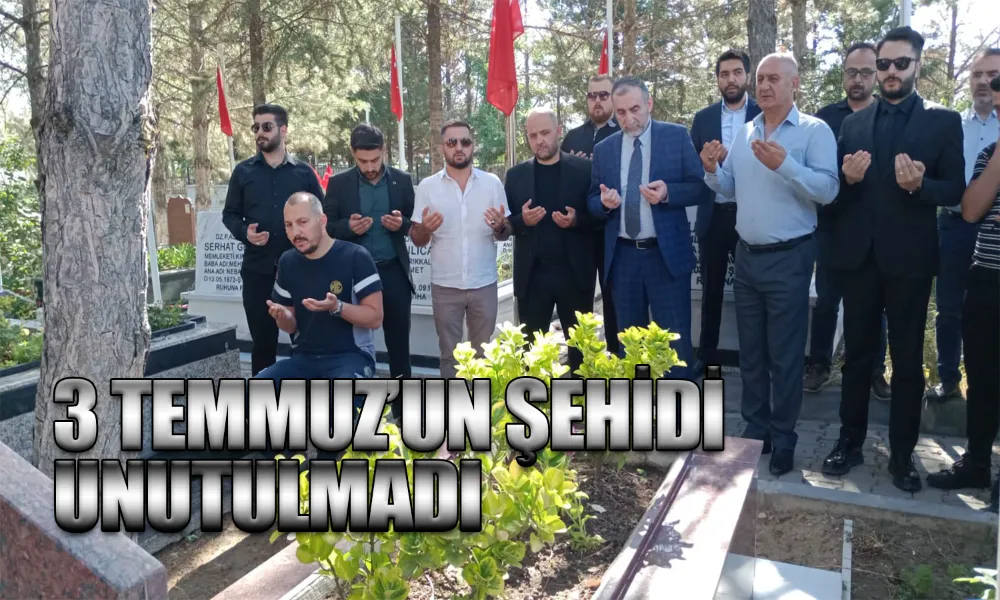Emek Şehidini Unutmadılar