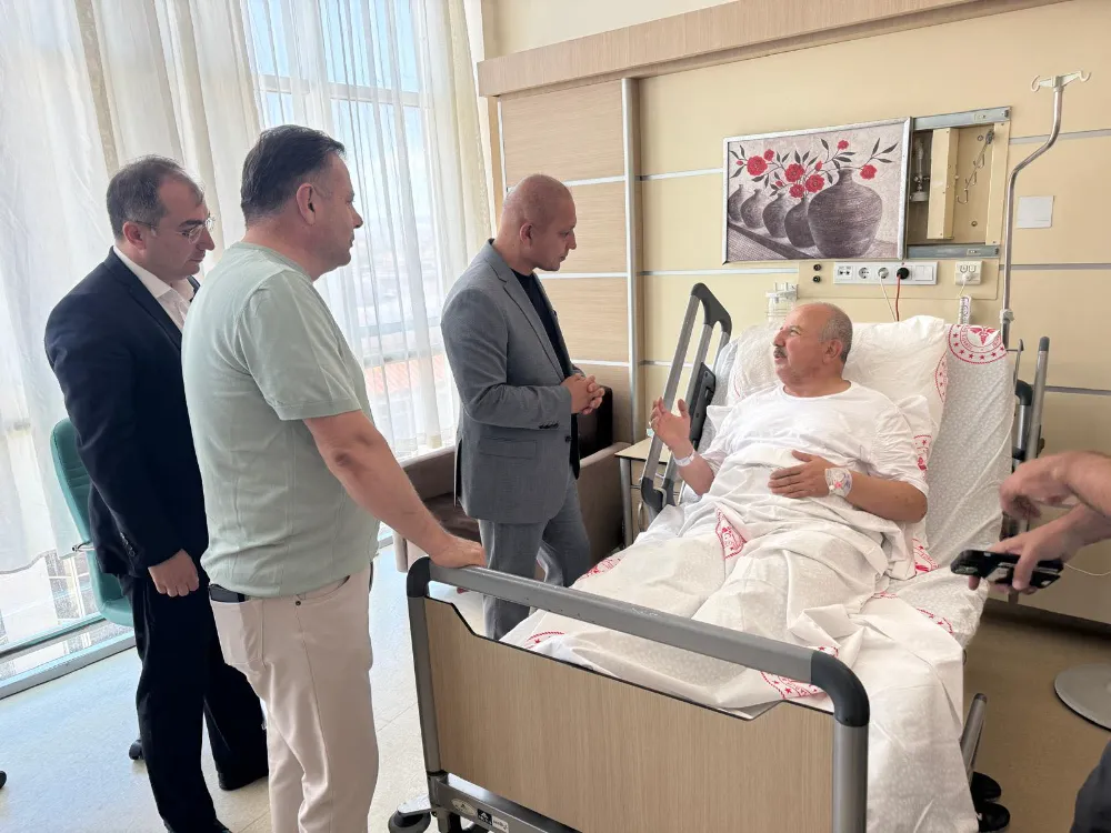 Kazada Yaralanan Ekmel Cönger’e Ziyaret
