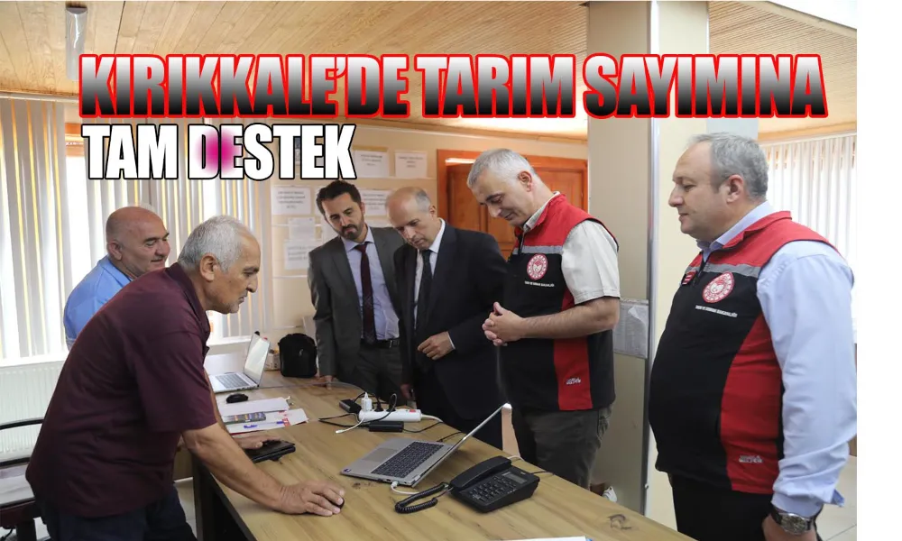 TÜİK Yetkilileri Kırıkkale’de Çalışmaları Yerinde İnceledi