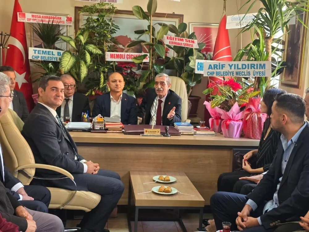 Merkez İlçe Başkanı Yücel Kızık’a Tebrik Ziyareti