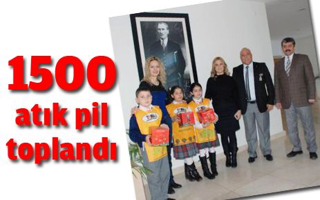 1500 atık pil toplandı