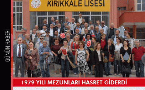 1979 Yılı Mezunları hasret giderdi