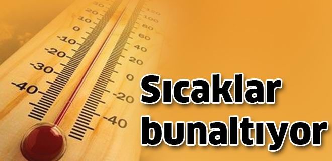 Sıcak hava bunalttı