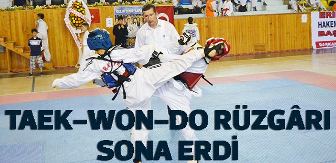 Taek-won-do turnuvası sona erdi