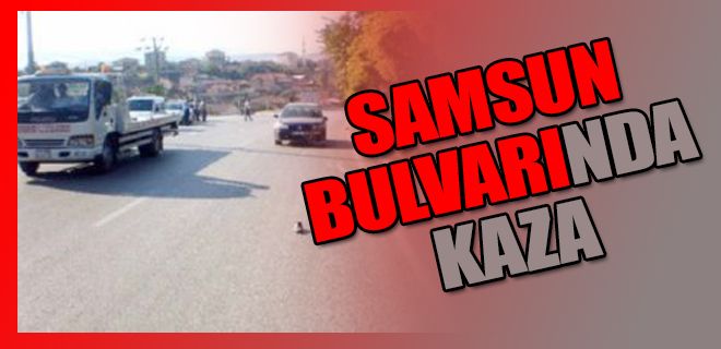 Bulvarda kaza: 2 yaralı