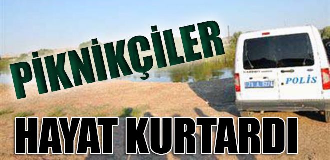 Piknikçiler hayat kurtardı