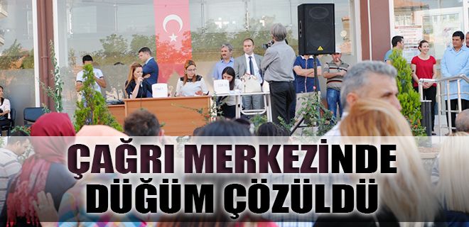 Çağrı Merkezi için noter huzurunda kura çekimi yapıldı