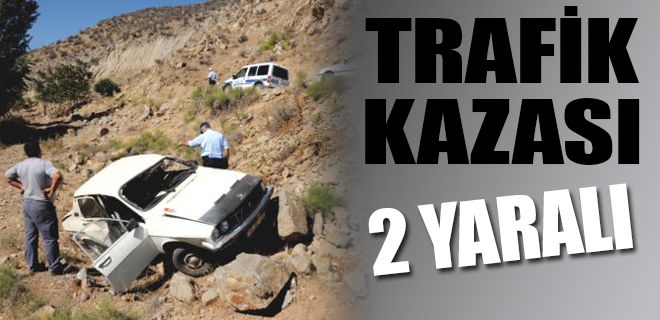 Trafik kazası: 2 yaralı