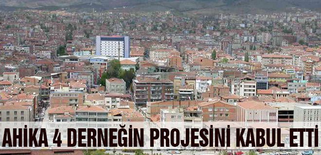 AHİKA 4 derneğin projesini kabul etti