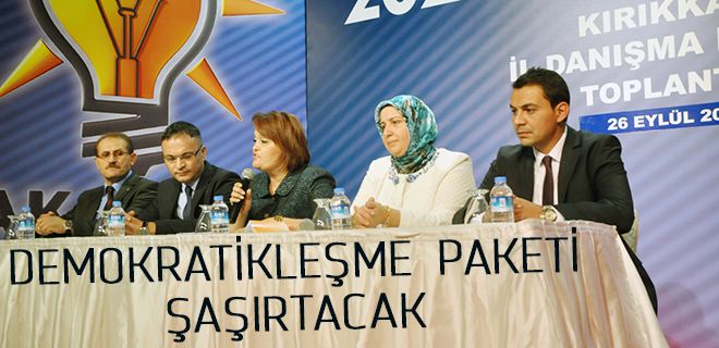 Demokratikleşme paketi şaşırtacak