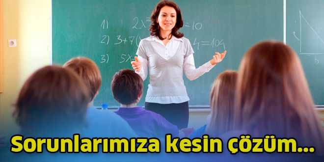 Sorunlarımıza kesin çözüm istiyoruz